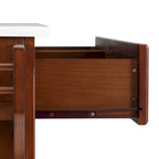 Crosley Cambridge Granite Top Full Size Kitchen Island/Cart - 51.5 W x 18 D x 36 H