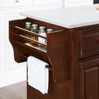 Crosley Cambridge Granite Top Full Size Kitchen Island/Cart - 51.5 W x 18 D x 36 H