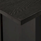 Oyala Black Finish 2-door Kitchen Island with Power and USB outlets by iNSPIRE Q Modern