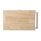 Contemporary Wood Kitchen Cart with Wheels Storage and Wheels by Christopher Knight Home