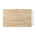 Contemporary Wood Kitchen Cart with Wheels Storage and Wheels by Christopher Knight Home