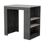 Kitchen Island with 3-Side Shelves for Dining Room.
