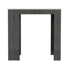 Kitchen Island Doyle, Kitchen, Concrete Gray / Ibiza Marble,High quality and durable