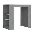 Kitchen Island Doyle, Kitchen, Concrete Gray / Ibiza Marble,High quality and durable