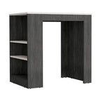 Kitchen Island Doyle, Kitchen, Concrete Gray / Ibiza Marble,High quality and durable