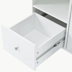 Kitchen Island with Drop Leaf and LED Light