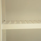MDF Kitchen Cart with Two Lockable Wheels