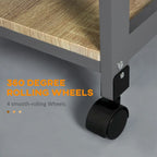 Mobile Rolling Kitchen Island Trolley Serving Cart