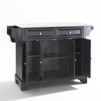 Crosley Lafayette Granite Top Full Size Kitchen Island/Cart - 51.5 W x 18 D x 36 H