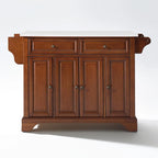 Crosley Lafayette Granite Top Full Size Kitchen Island/Cart - 51.5W x 18D x 36H