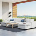 Commix 6-Piece Sunbrella Outdoor Patio Sectional Sofa