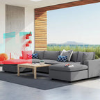 Commix 6-Piece Sunbrella Outdoor Patio Sectional Sofa