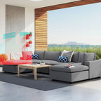 Commix 6-Piece Sunbrella Outdoor Patio Sectional Sofa
