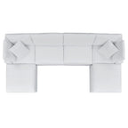 Commix 6-Piece Sunbrella Outdoor Patio Sectional Sofa