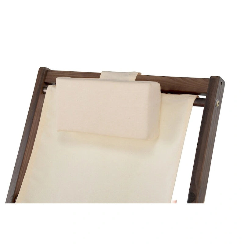 Romantic Collection Canvas Sling Chairs with Cup and Wine Holder and end table