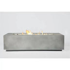 LSI Grey/ Brown Wicker 7-piece Cup Table Fire Pit Set