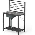 Outdoor Kitchen Island with Storage