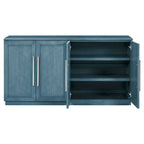 Sideboard with 4 Doors Large Storage Space Buffet Cabinet - N/A