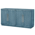 Sideboard with 4 Doors Large Storage Space Buffet Cabinet - N/A