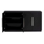 Sideboard with 4 Doors Large Storage Space Buffet Cabinet - N/A