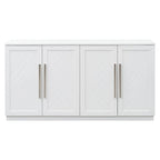 Sideboard with 4 Doors Large Storage Space Buffet Cabinet - N/A