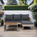 MM 3 Piece Patio Sectional