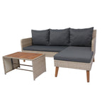 MM 3 Piece Patio Sectional