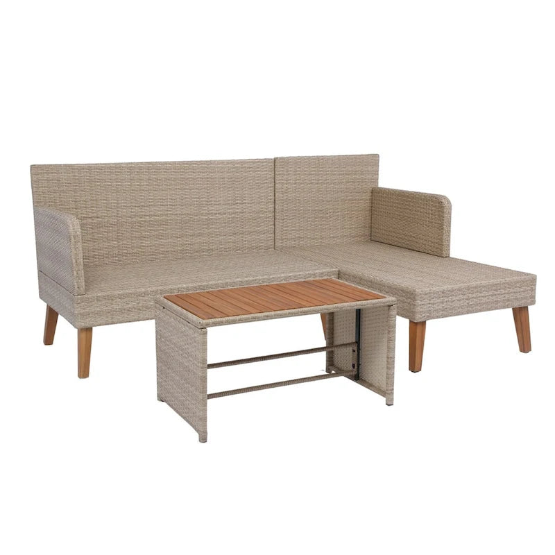 MM 3 Piece Patio Sectional