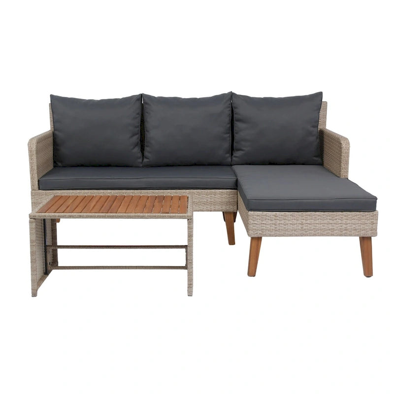 MM 3 Piece Patio Sectional