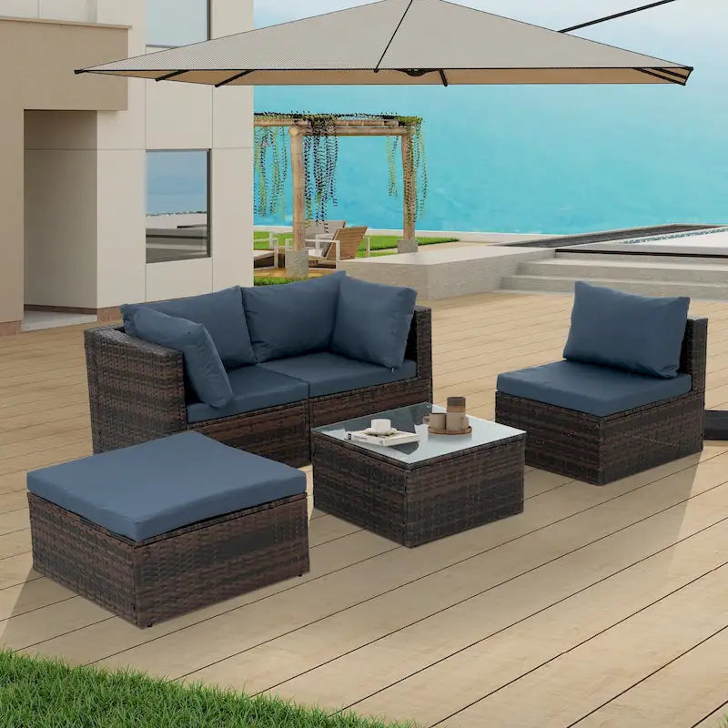 5 Set Wicker Furniture