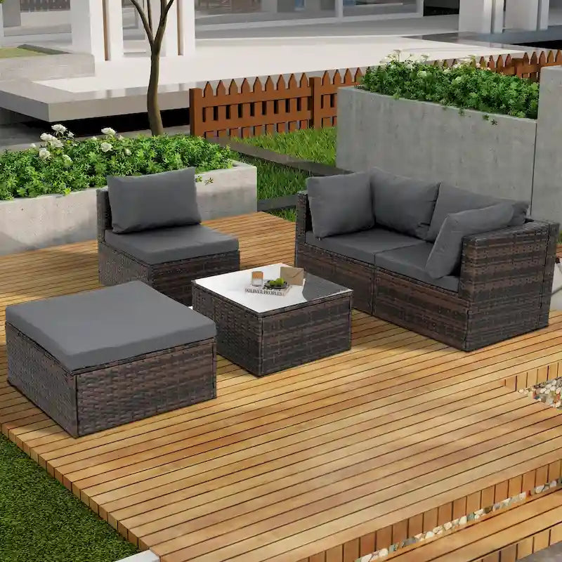 5 Set Wicker Furniture