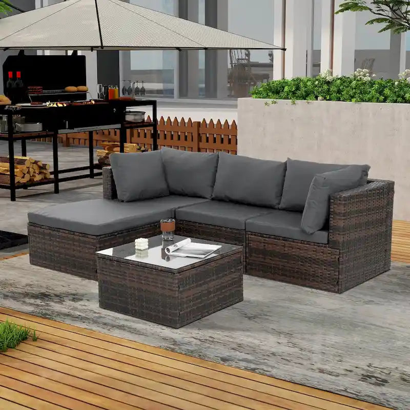 5 Set Wicker Furniture