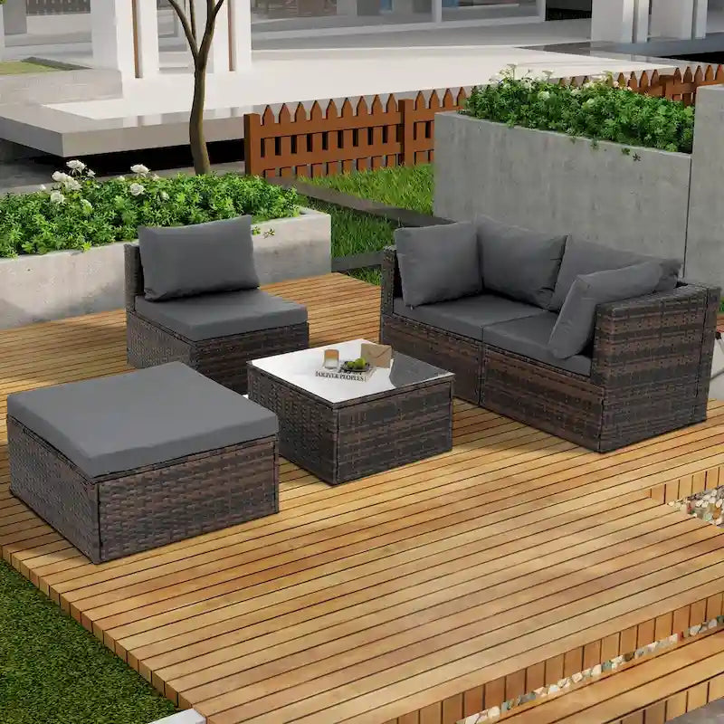 5 Set Wicker Furniture