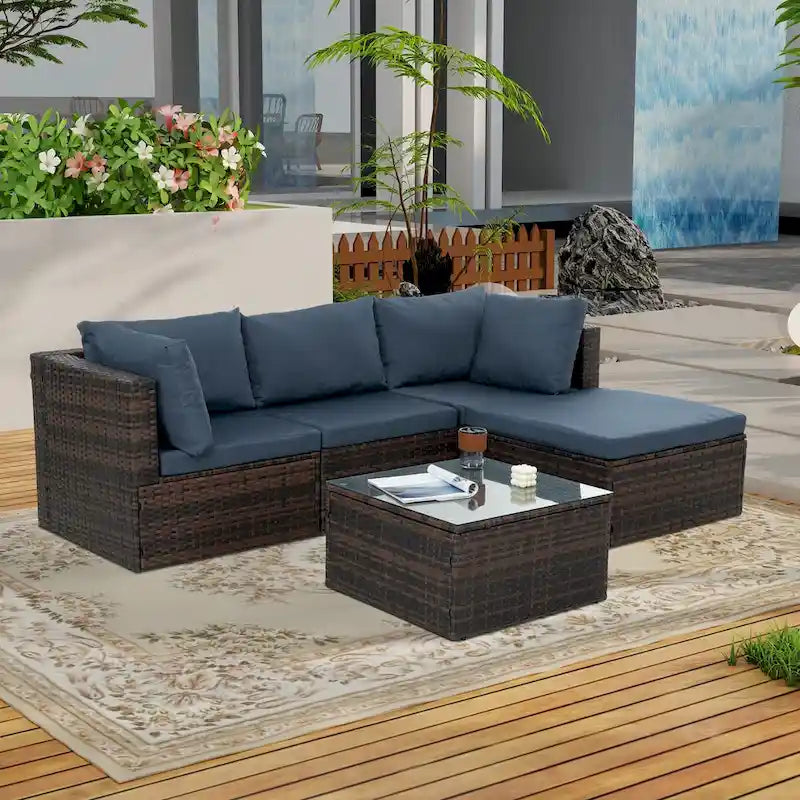 5 Set Wicker Furniture