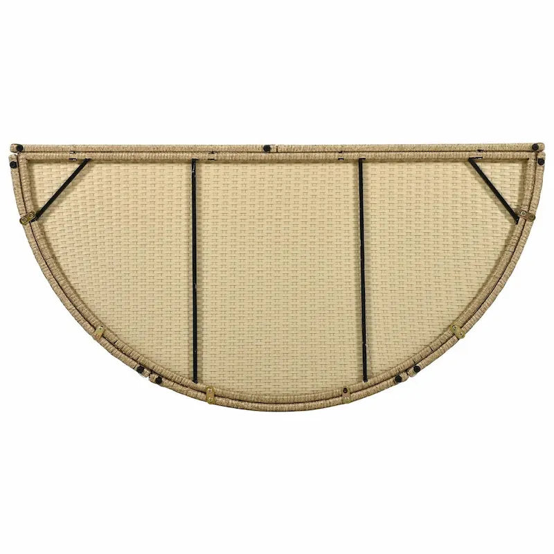Outdoor Wicker Rattan Double Daybed with Retractable Canopy