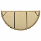 Outdoor Wicker Rattan Double Daybed with Retractable Canopy