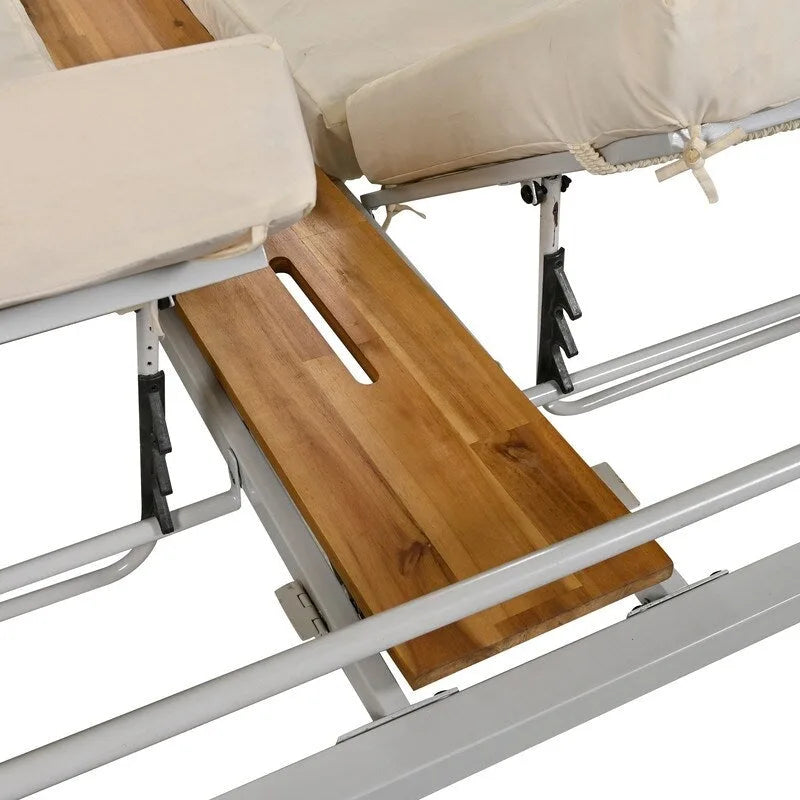 Adjustable Outdoor Patio Two Person Sunbed Daybed with Cushions