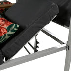 Adjustable Outdoor Patio Two Person Sunbed Daybed with Cushions