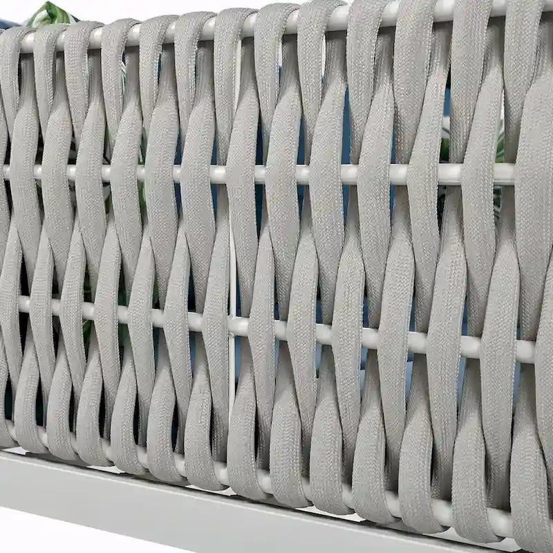 Outdoor Patio Sunbed with Curtains, High Comfort, Suitable