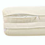 Outdoor Patio Sunbed with Curtains, High Comfort, Suitable