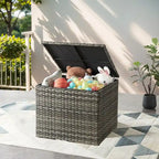 Patio Outdoor Patio Storage Box Waterproof Table