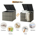 Patio Outdoor Patio Storage Box Waterproof Table