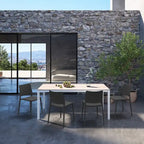 WRGHOME Modern Stacking Patio Dining Side Chair Indoor/Outdoor (Set of 2) - 31.30 H X 19.29 W X 21.06 D