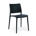WRGHOME Modern Stacking Patio Dining Side Chair Indoor/Outdoor (Set of 2) - 31.30 H X 19.29 W X 21.06 D