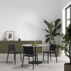 WRGHOME Modern Stacking Patio Dining Side Chair Indoor/Outdoor (Set of 2) - 31.30 H X 19.29 W X 21.06 D