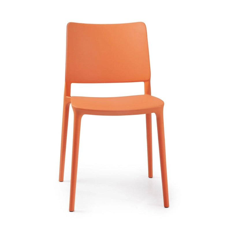 WRGHOME Modern Stacking Patio Dining Side Chair Indoor/Outdoor (Set of 2) - 31.30 H X 19.29 W X 21.06 D