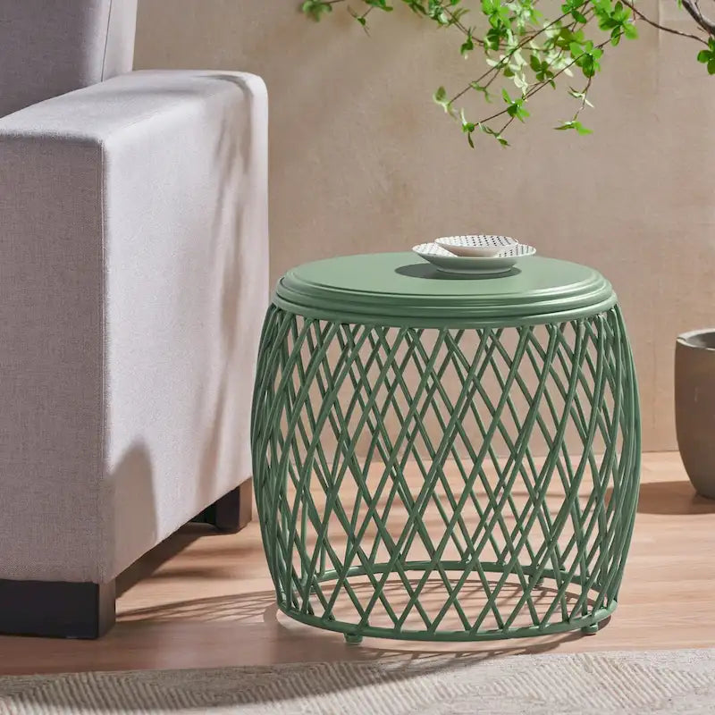 19.75Outdoor Side Table Patio Table Accent Table Small End Table Porch Beach Patio Garden