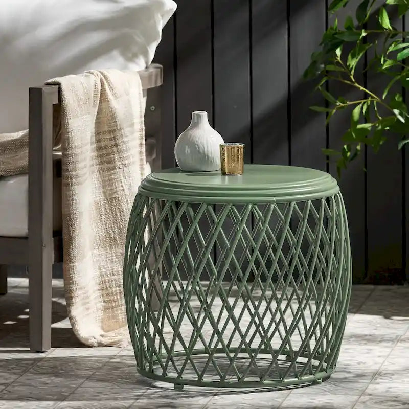 19.75Outdoor Side Table Patio Table Accent Table Small End Table Porch Beach Patio Garden