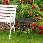 Round Garden Cast Aluminum Table