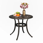 Round Garden Cast Aluminum Table